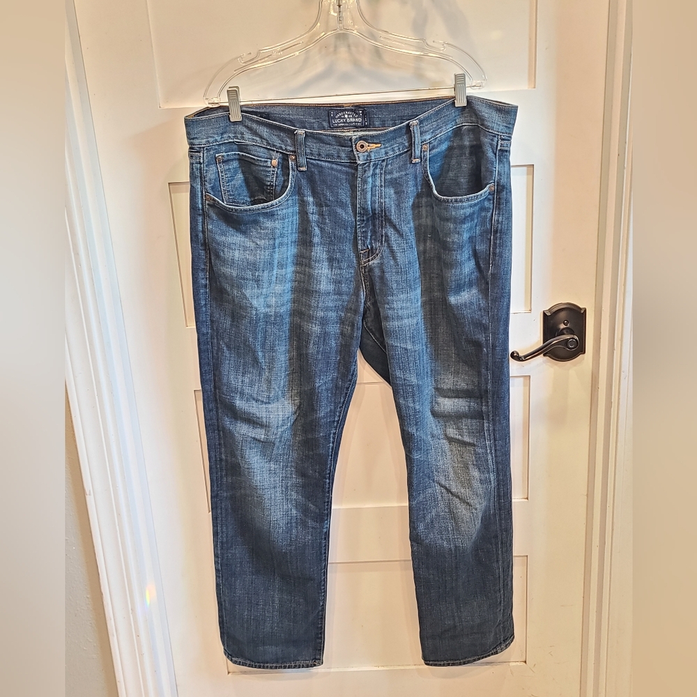 Lucky Brand - 121 Heritage Slim Blue Jeans - 38/30